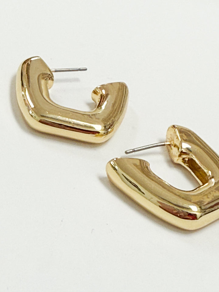 Sutton - Gold Geo Hoops