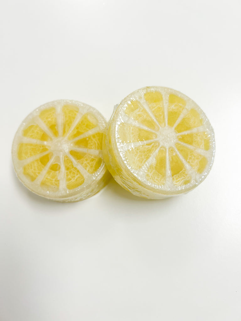 Citrus Glycerin Soap w/ Loofah - Lemon