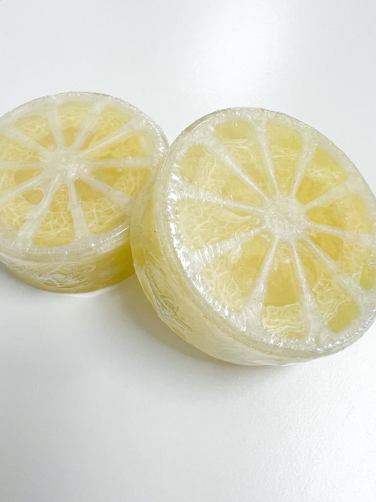 Citrus Glycerin Soap w/ Loofah - Lemon