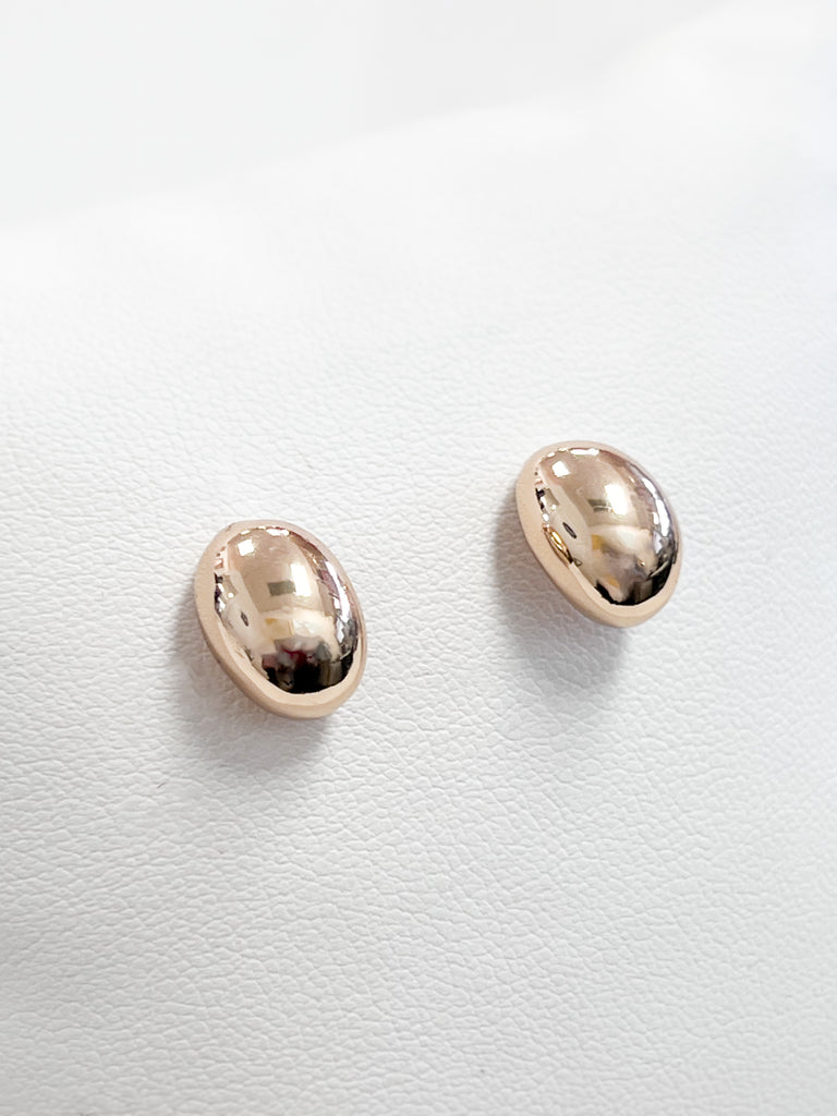 Adeline - Gold Bubble Stud Earrings