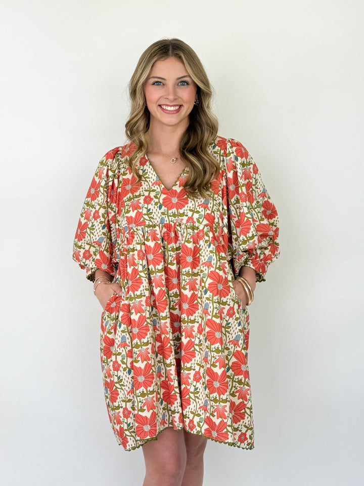 Faith - Floral Mini Dress