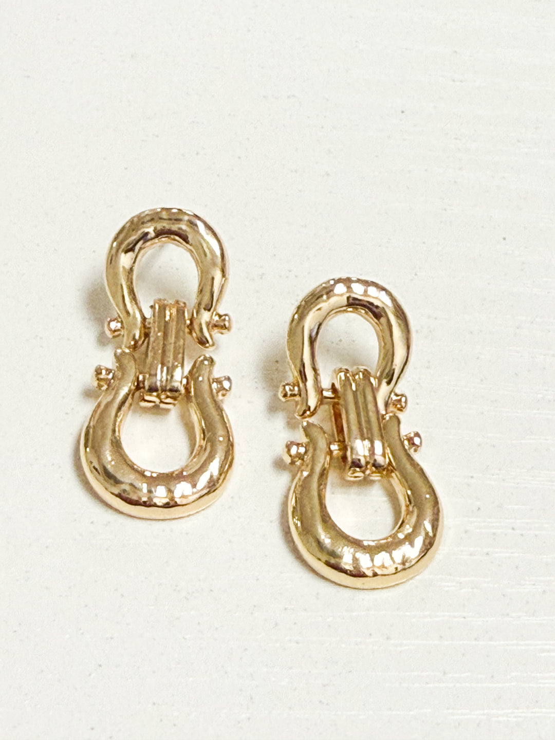 Horsebit Earrings
