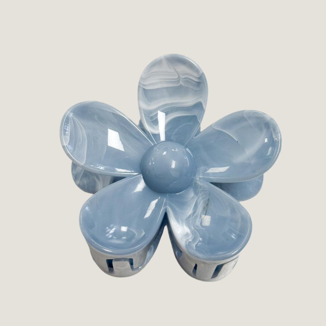 Tia - 3" Flower Hair Claw Clip