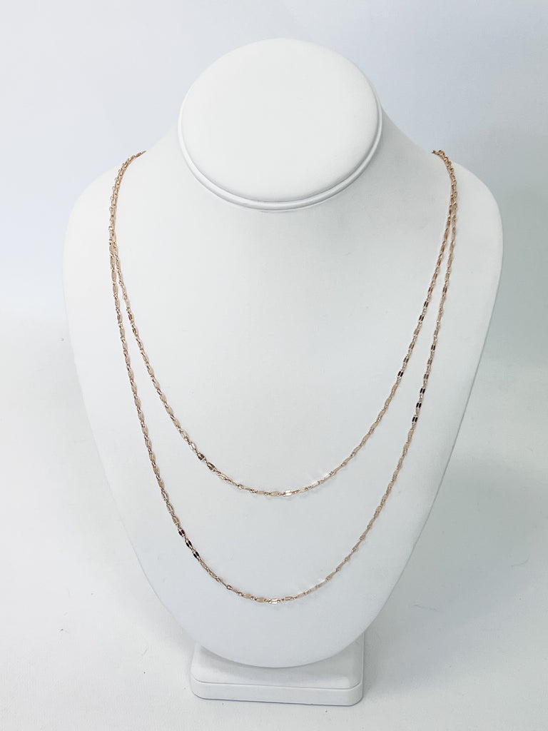 Hazel - Long Gold Chain Necklace