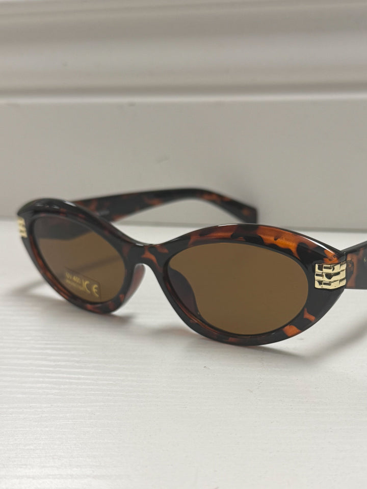 Katie Loxton - Bordeaux Slim Oval Sunglasses