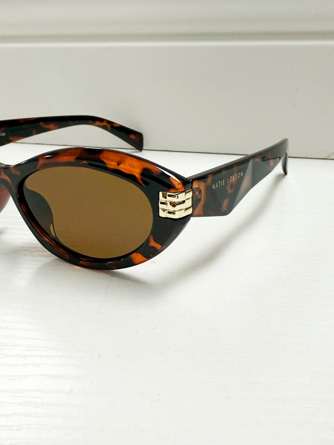 Katie Loxton - Bordeaux Slim Oval Sunglasses