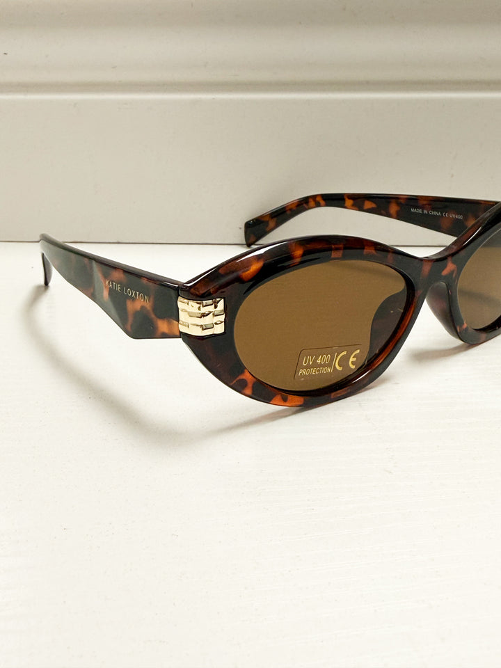 Katie Loxton - Bordeaux Slim Oval Sunglasses