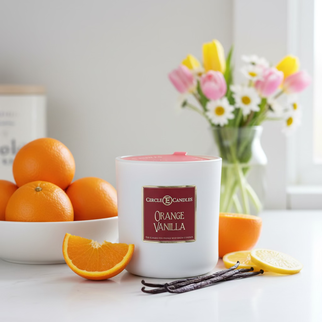 Circle E - Orange Vanilla Candle 14oz.