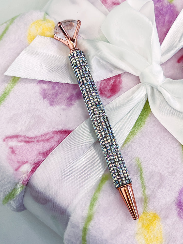 Rhinestone Diamond Writing Pen - AB