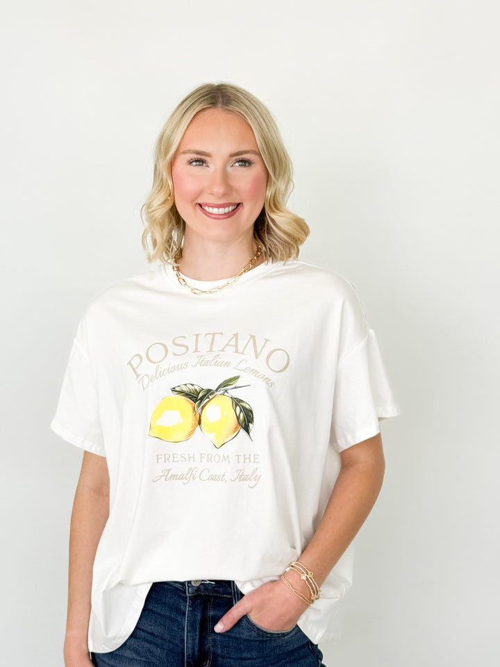 Positano Lemon Graphic Tee