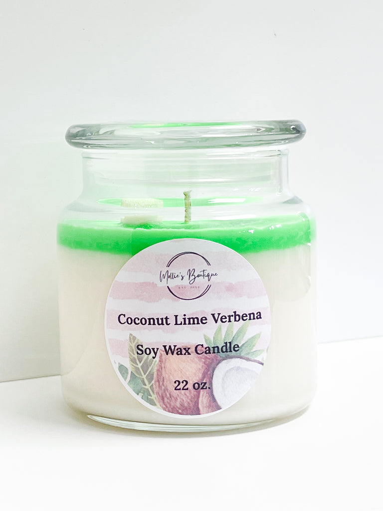 Coconut Lime Verbena Candle - 22 oz.