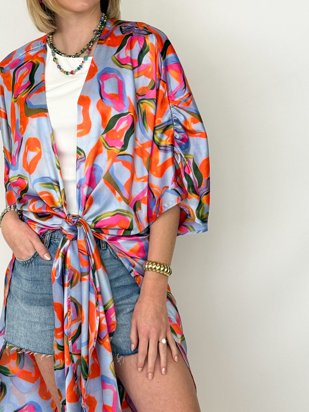 Winton & Waits - Lavender Fields Long Kimono