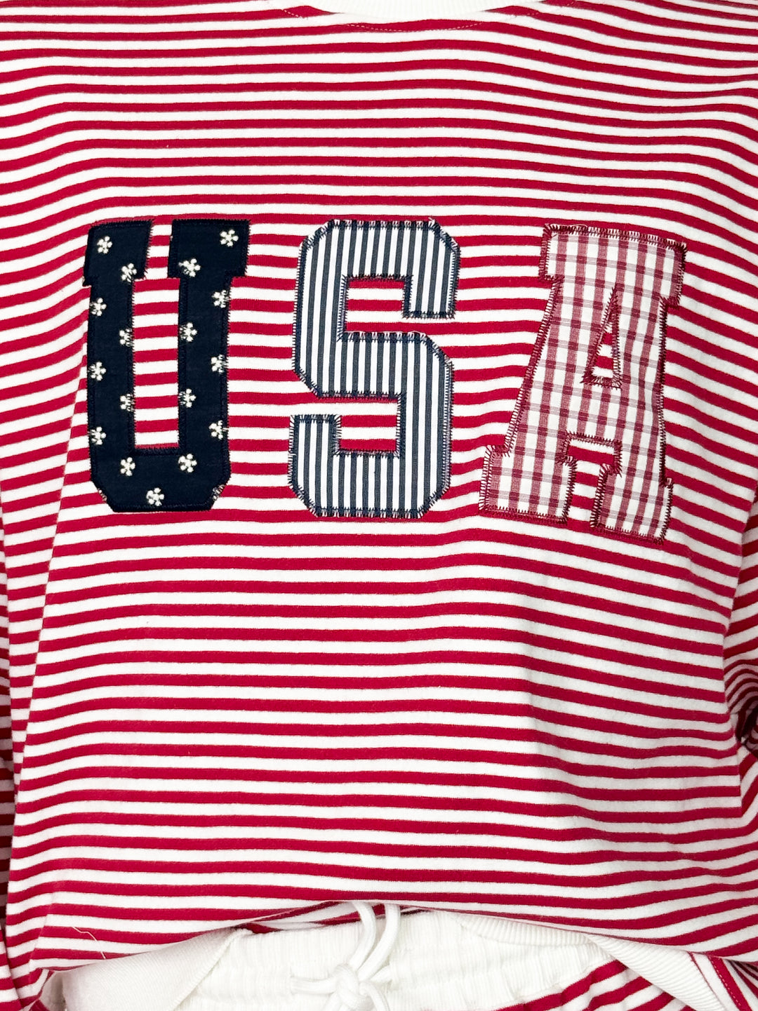 Mandi - Mock Neck USA Short Set
