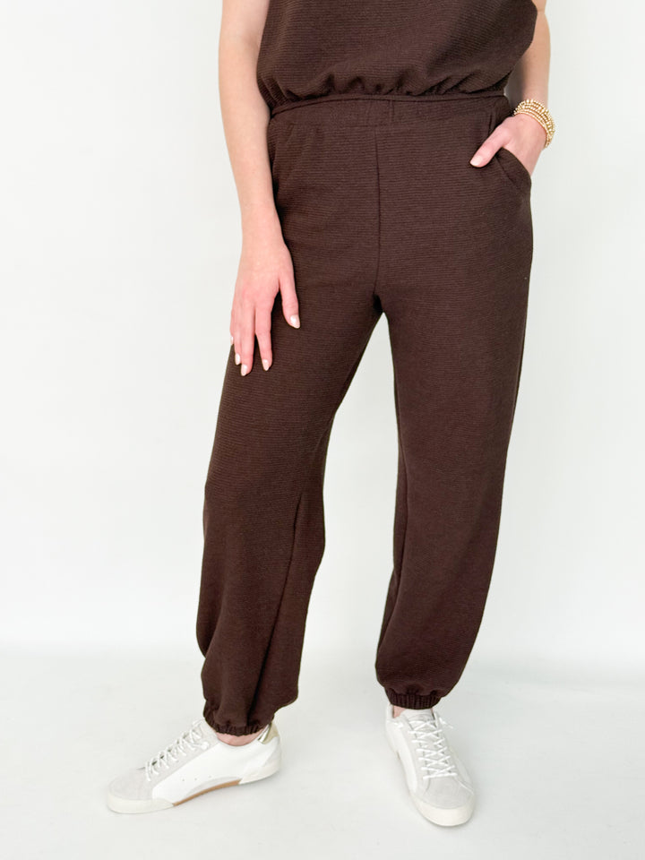 Mandi - Brown Jogger Set