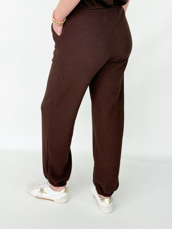 Mandi - Brown Jogger Set