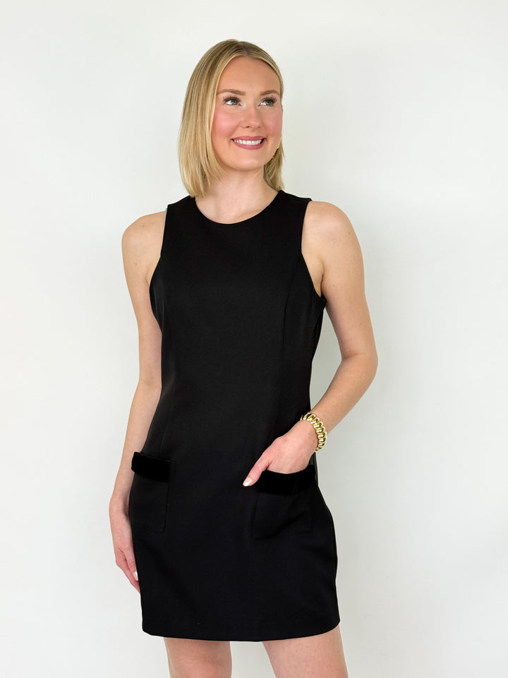 Payton - Velvet Bow Mini Dress