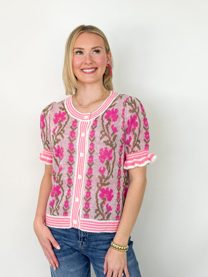 Heather - Floral Cardigan