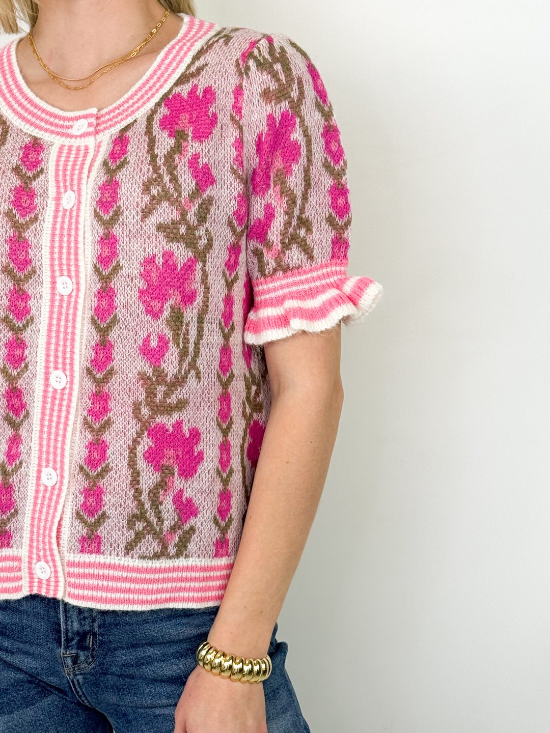 Heather - Floral Cardigan