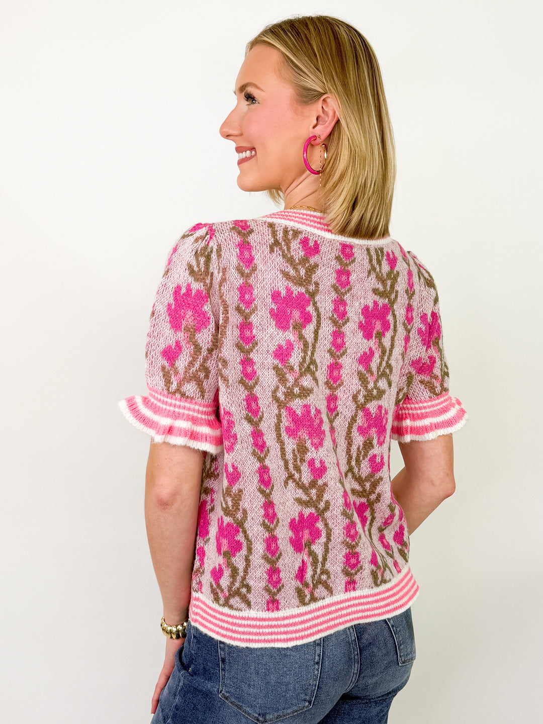 Heather - Floral Cardigan