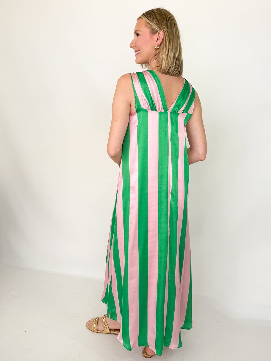 Jolene - Striped Maxi Dress