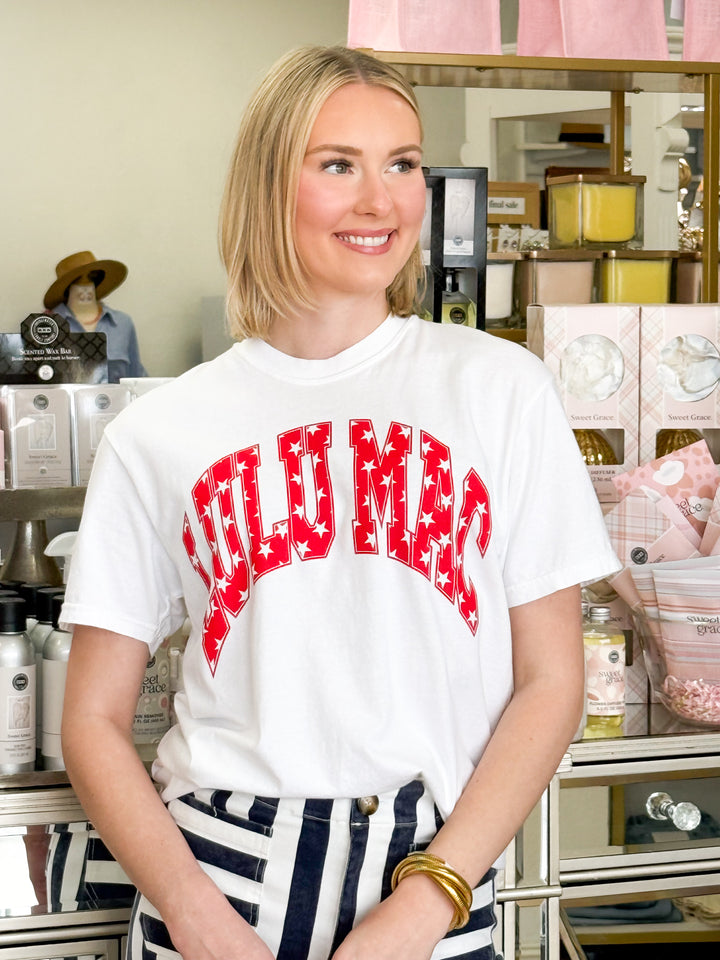 LULU MAC - Comfort Colors Red Star Tee