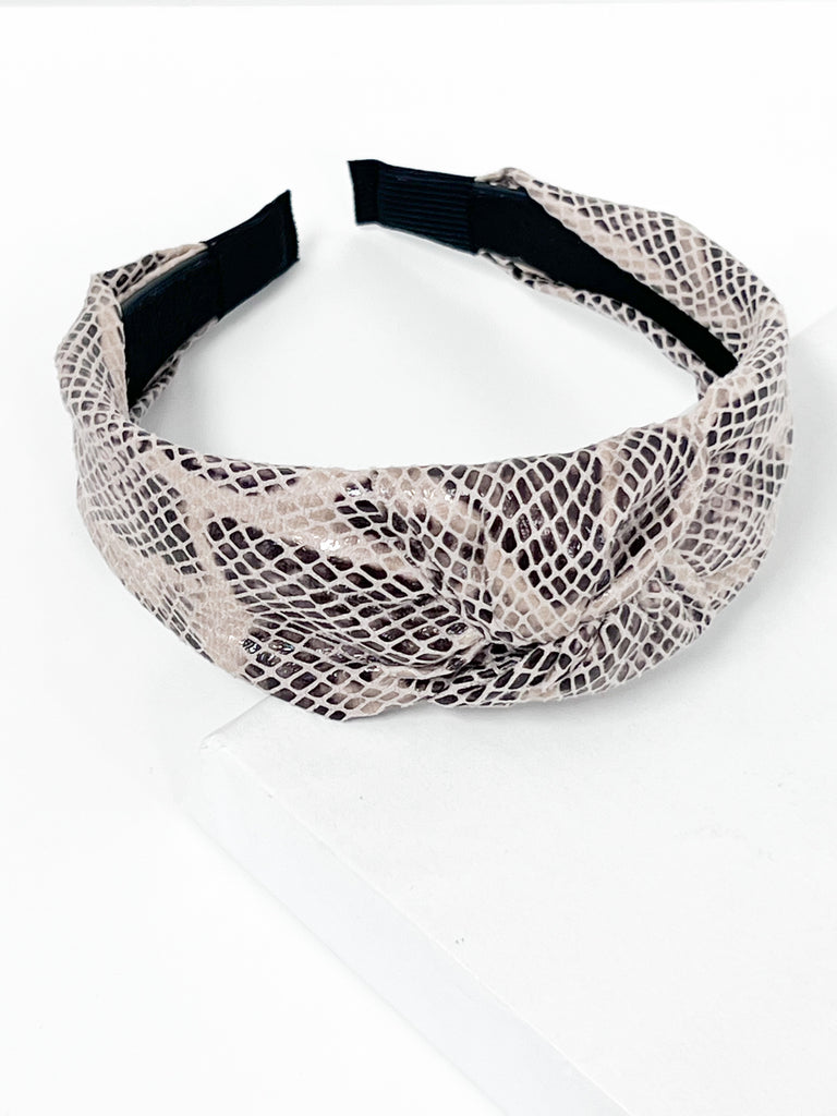 Lana - Snake Print Headband