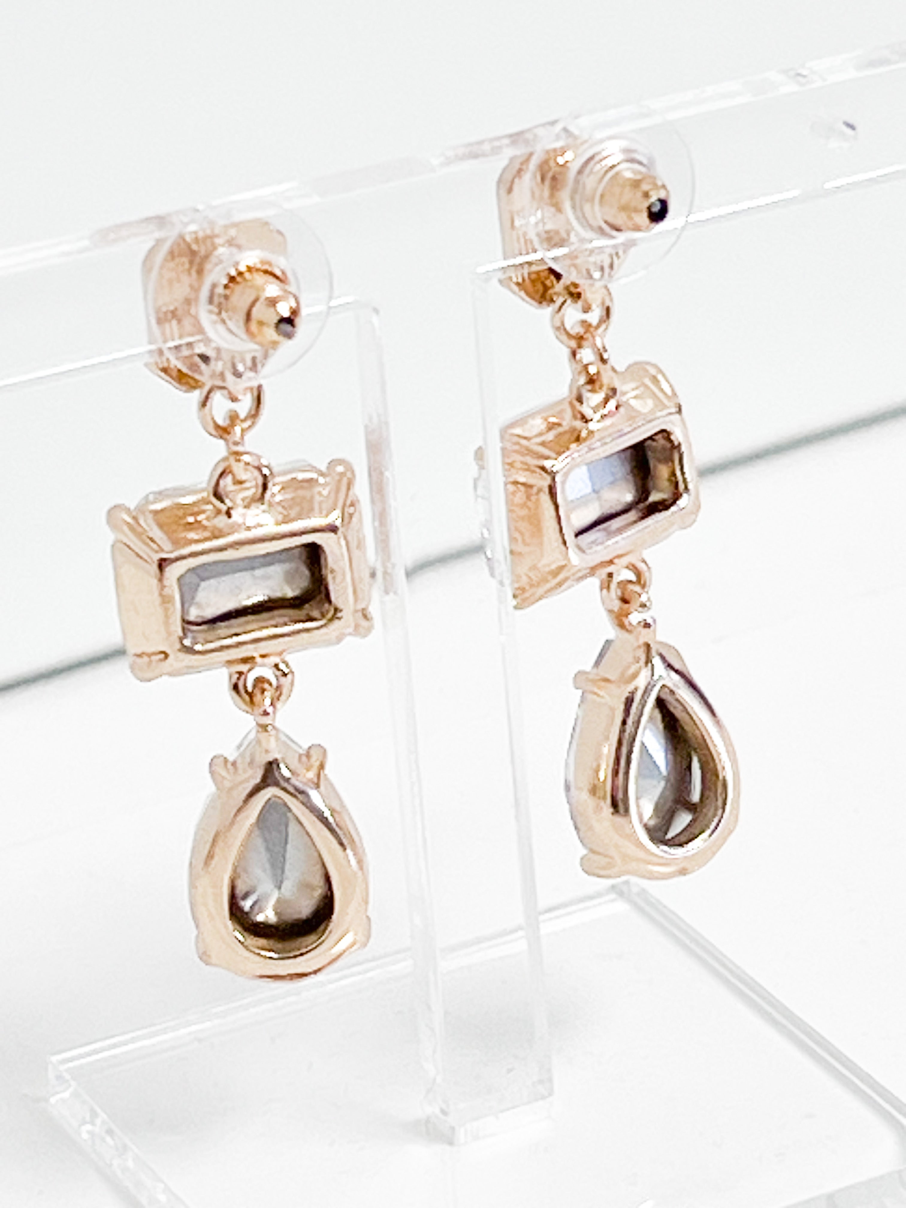 Bella - Rhinestone Statement Earrings