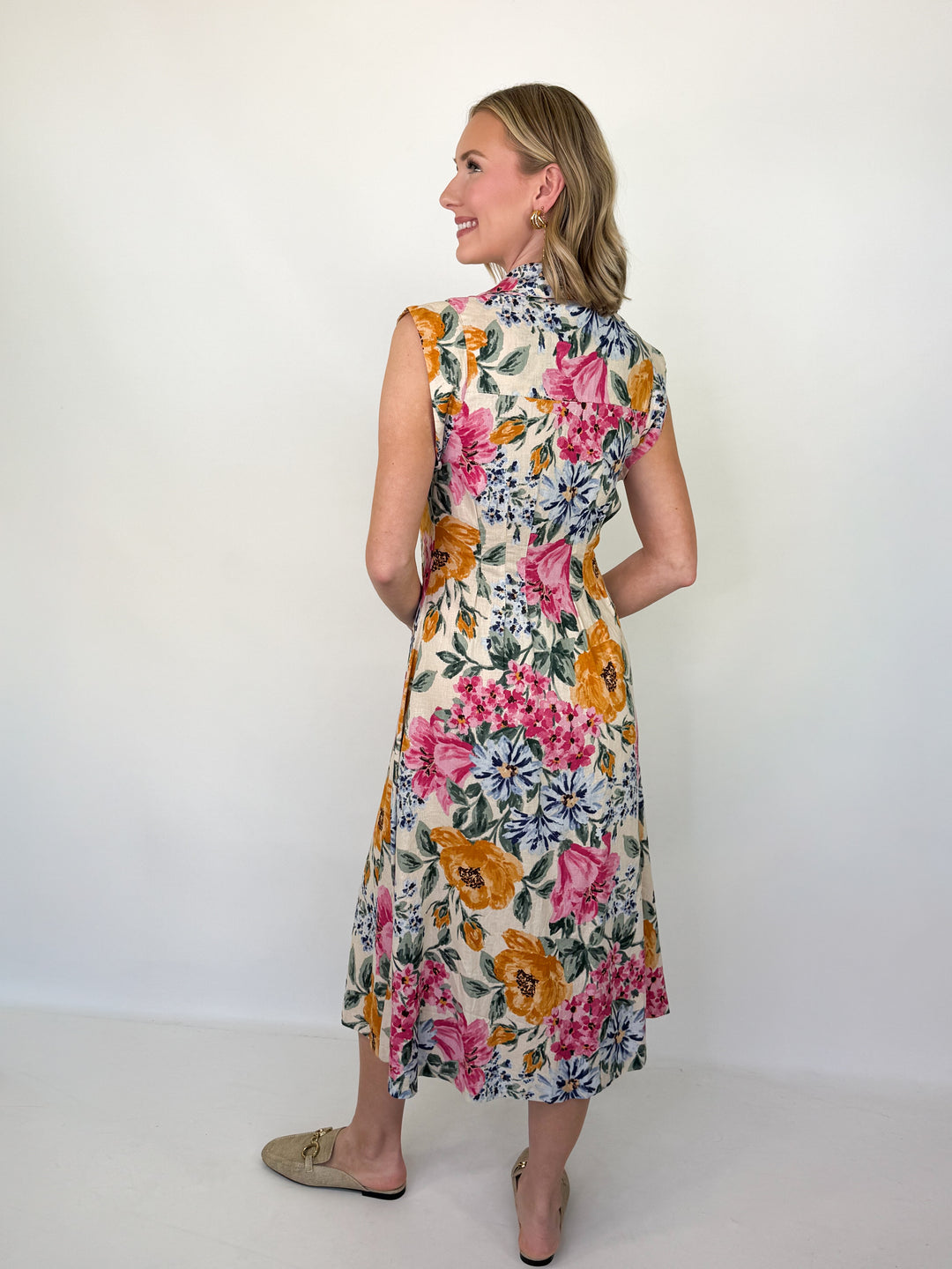 Natalie - Floral Midi Dress