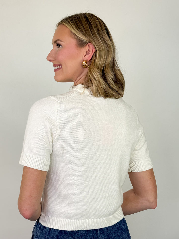 Juni - Sweater Cardigan (Ivory)