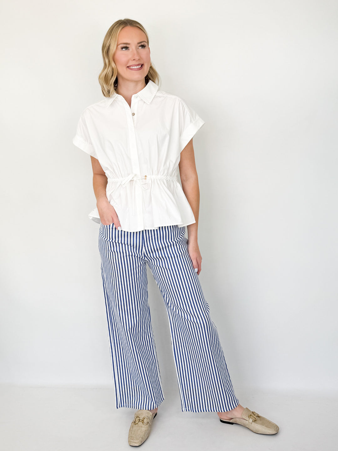 Loretta - Button Down Top