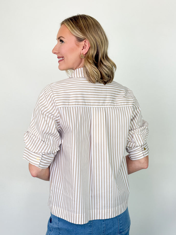 Erin - Striped Button Down