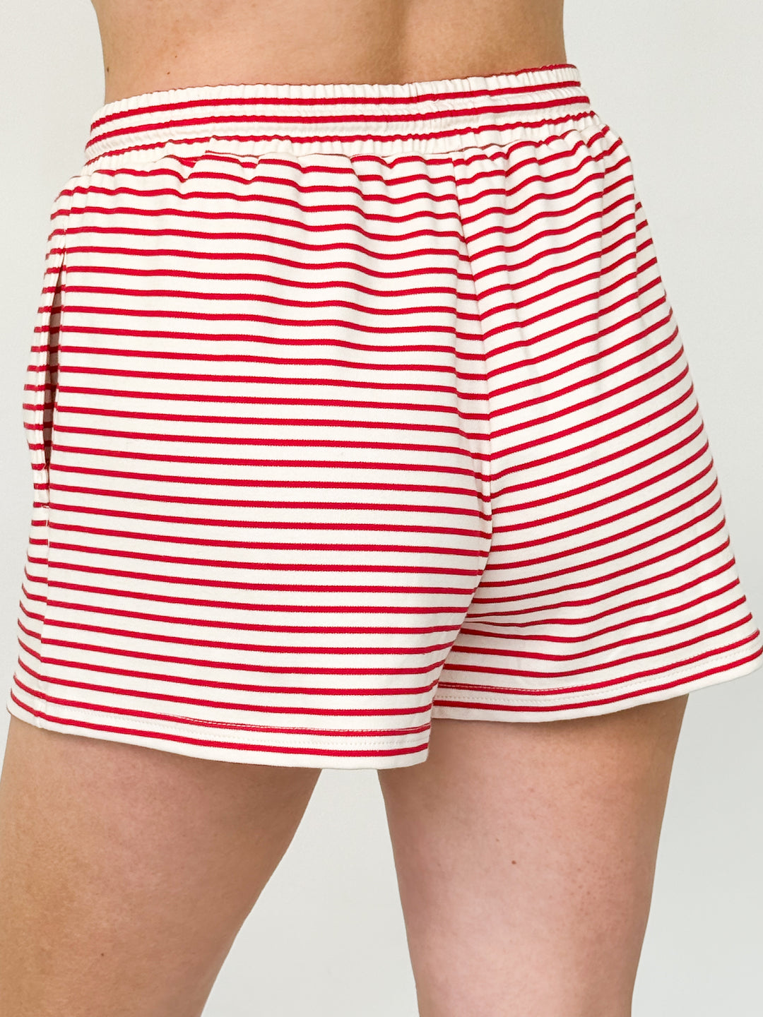 Minnie - Red Striped Shorts