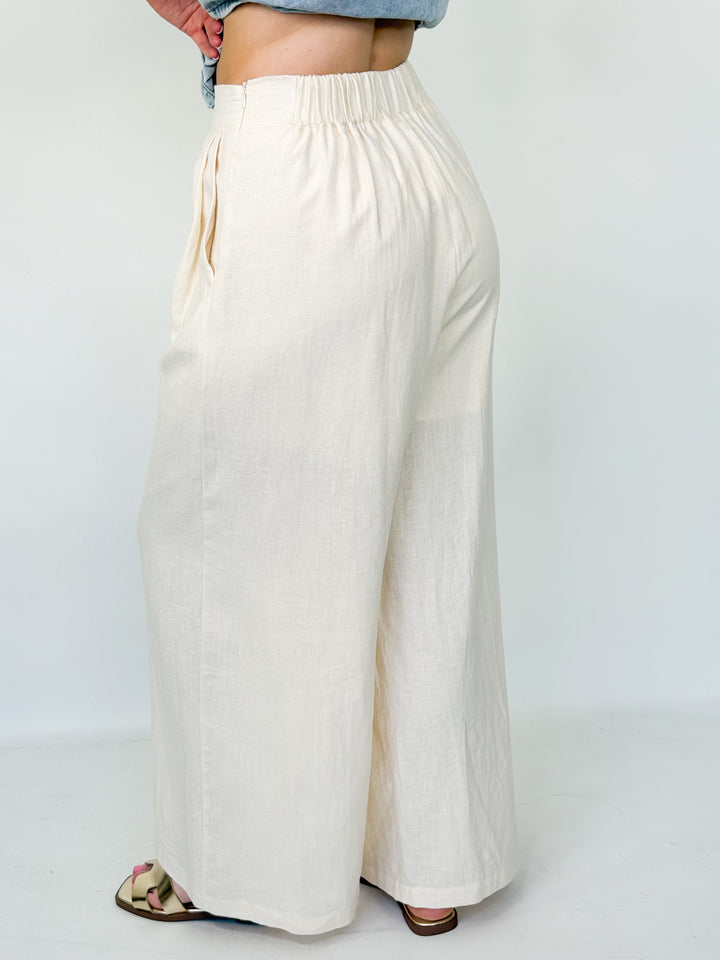 Sophie - Wide Leg Linen Pants