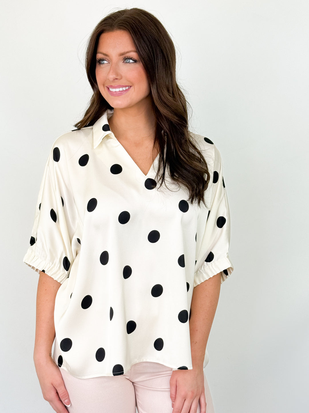 Sherri - Polka Dot Blouse