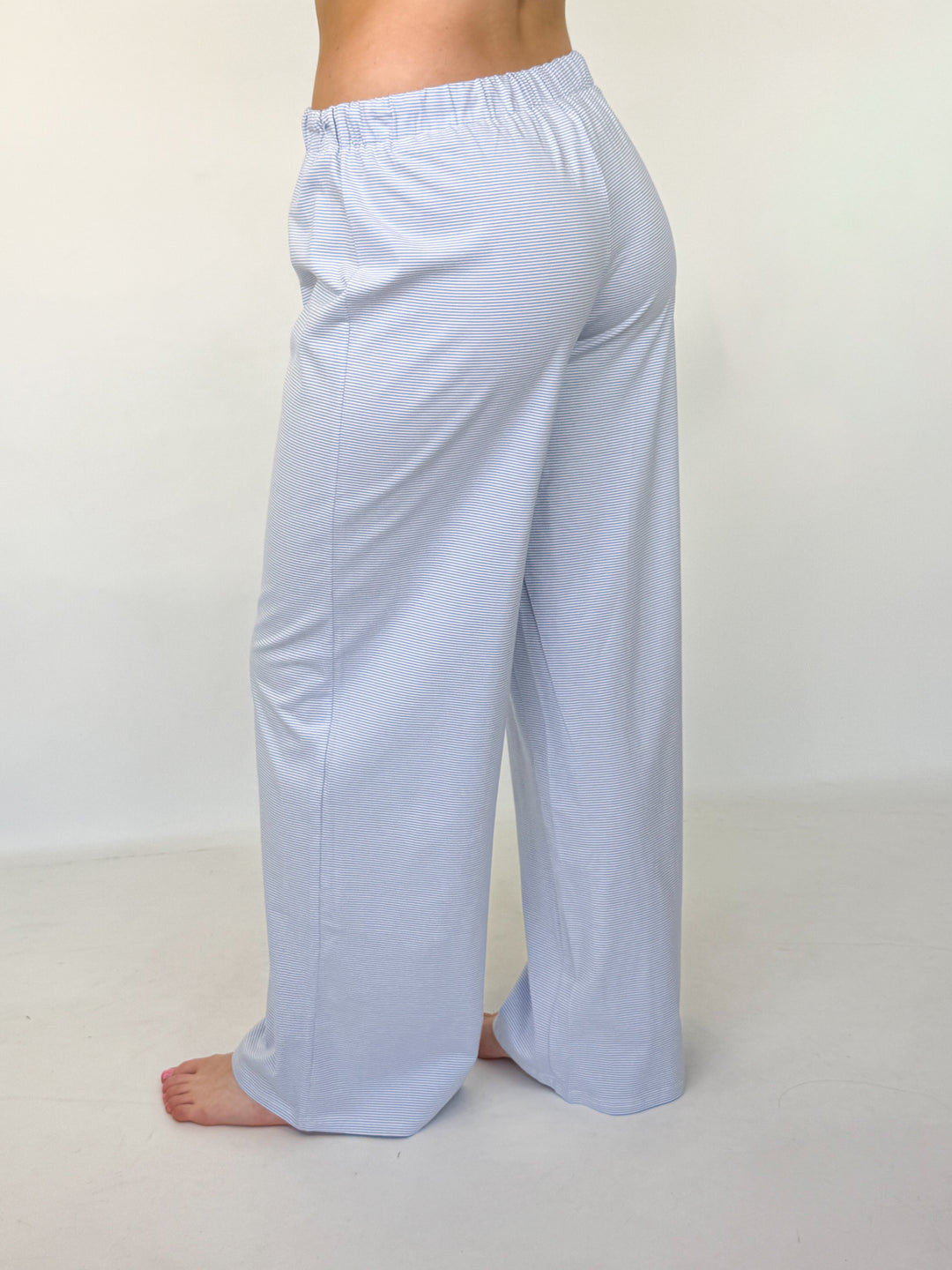 Kelle - Blue Striped Lounge Pants