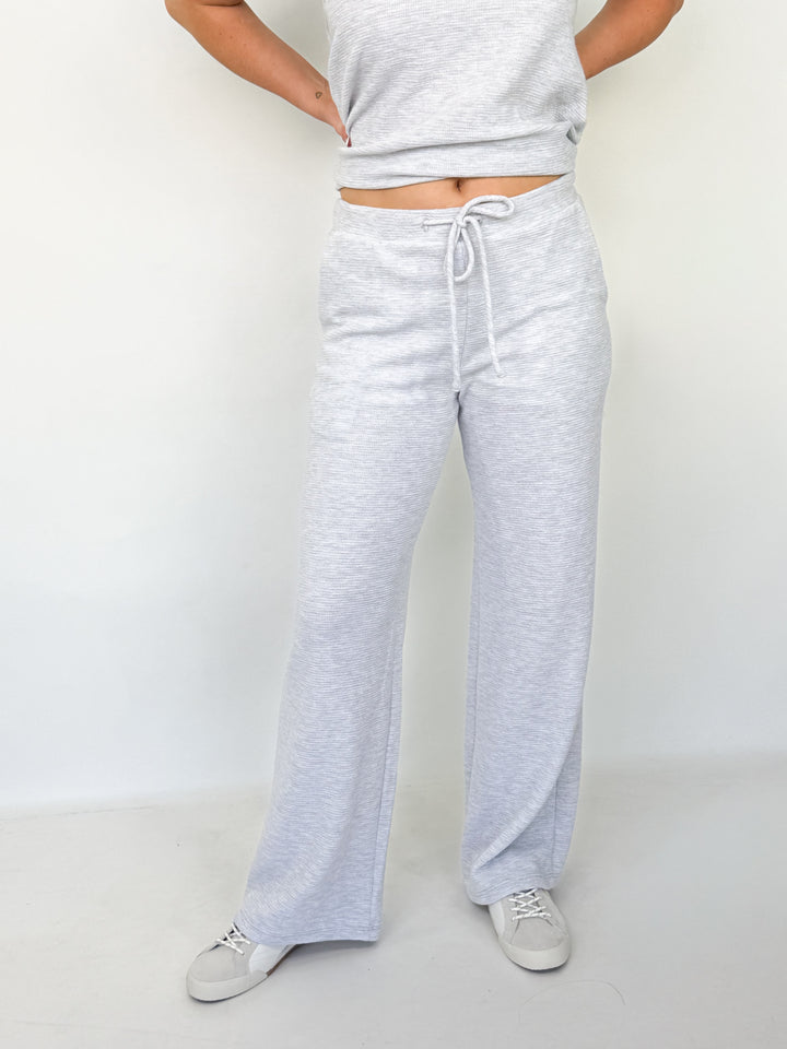 Delaney - Grey Knit Outfit Set