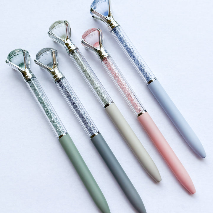 Faux Diamond Ballpoint Pen