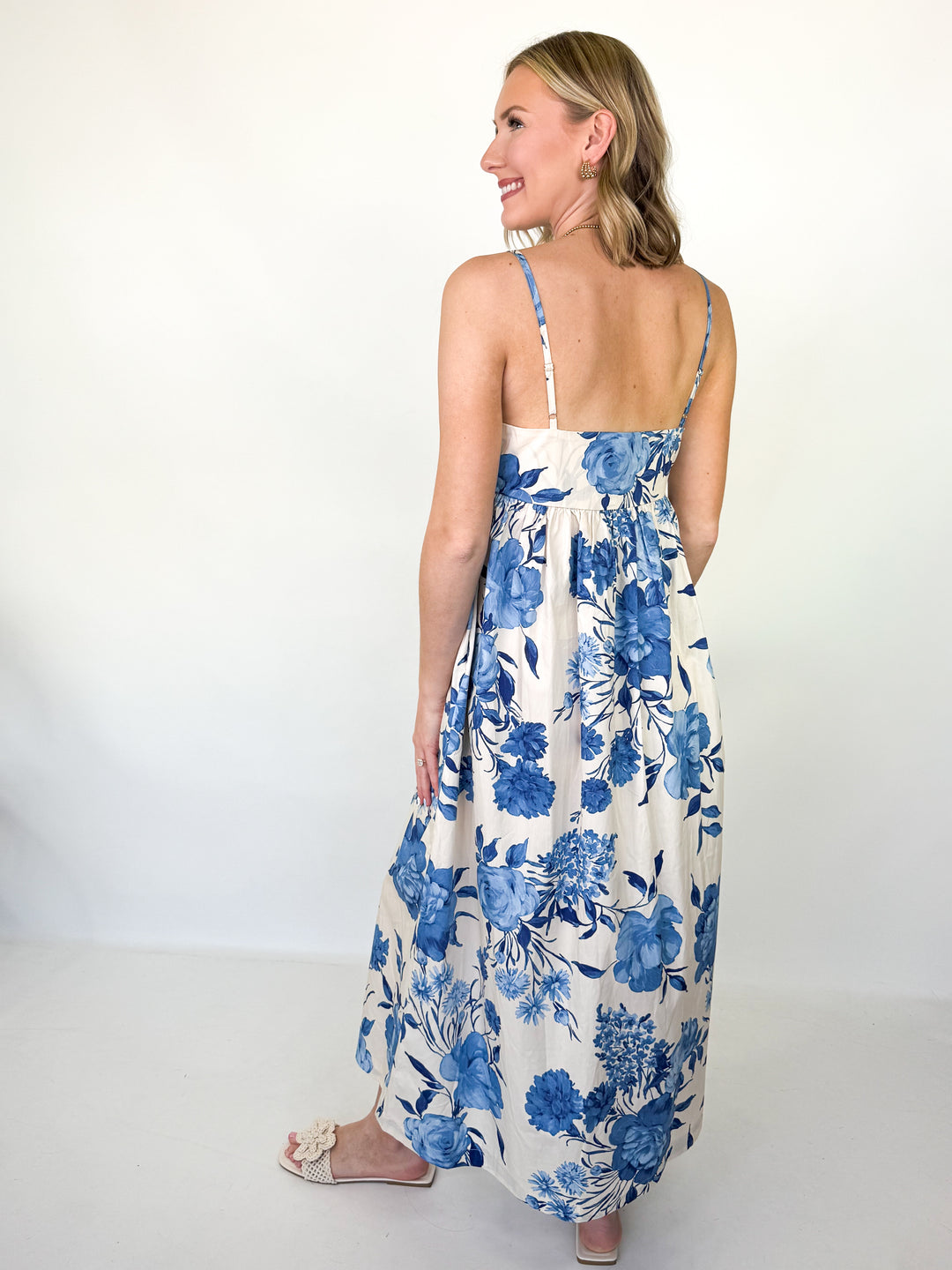 Hallie - Spaghetti Strap Midi Dress