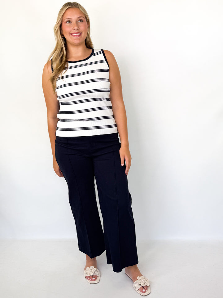 Kandi - Striped Ribbed Tank