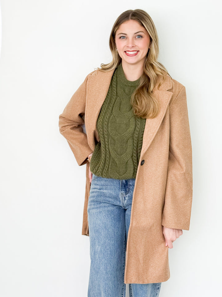 Black Friday Promo - Pea Coat (Camel)