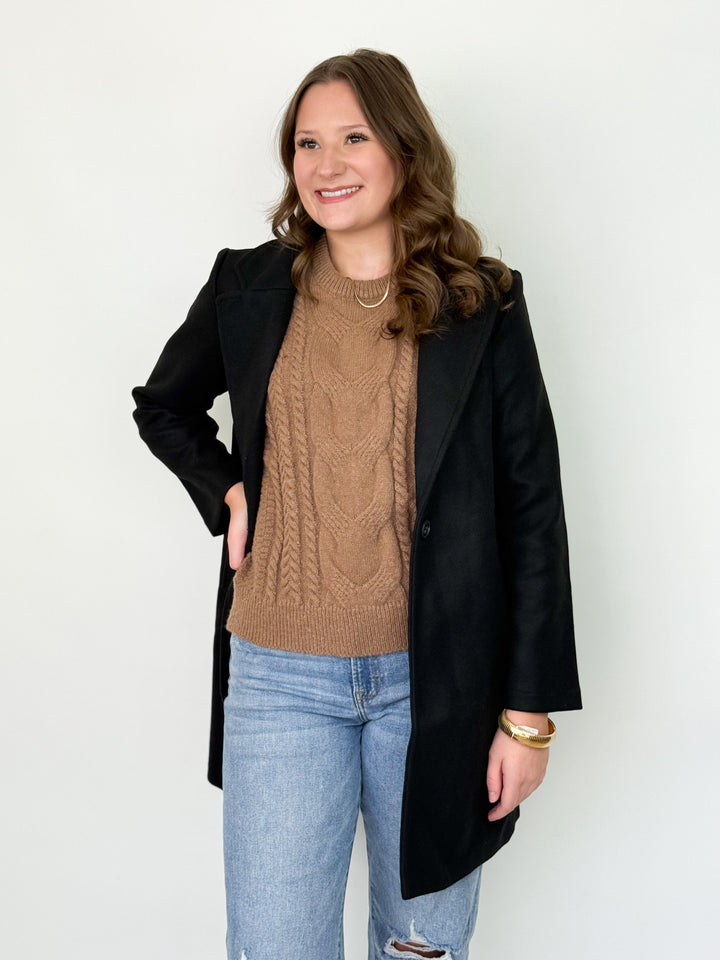 Black Friday Promo - Pea Coat (Black)