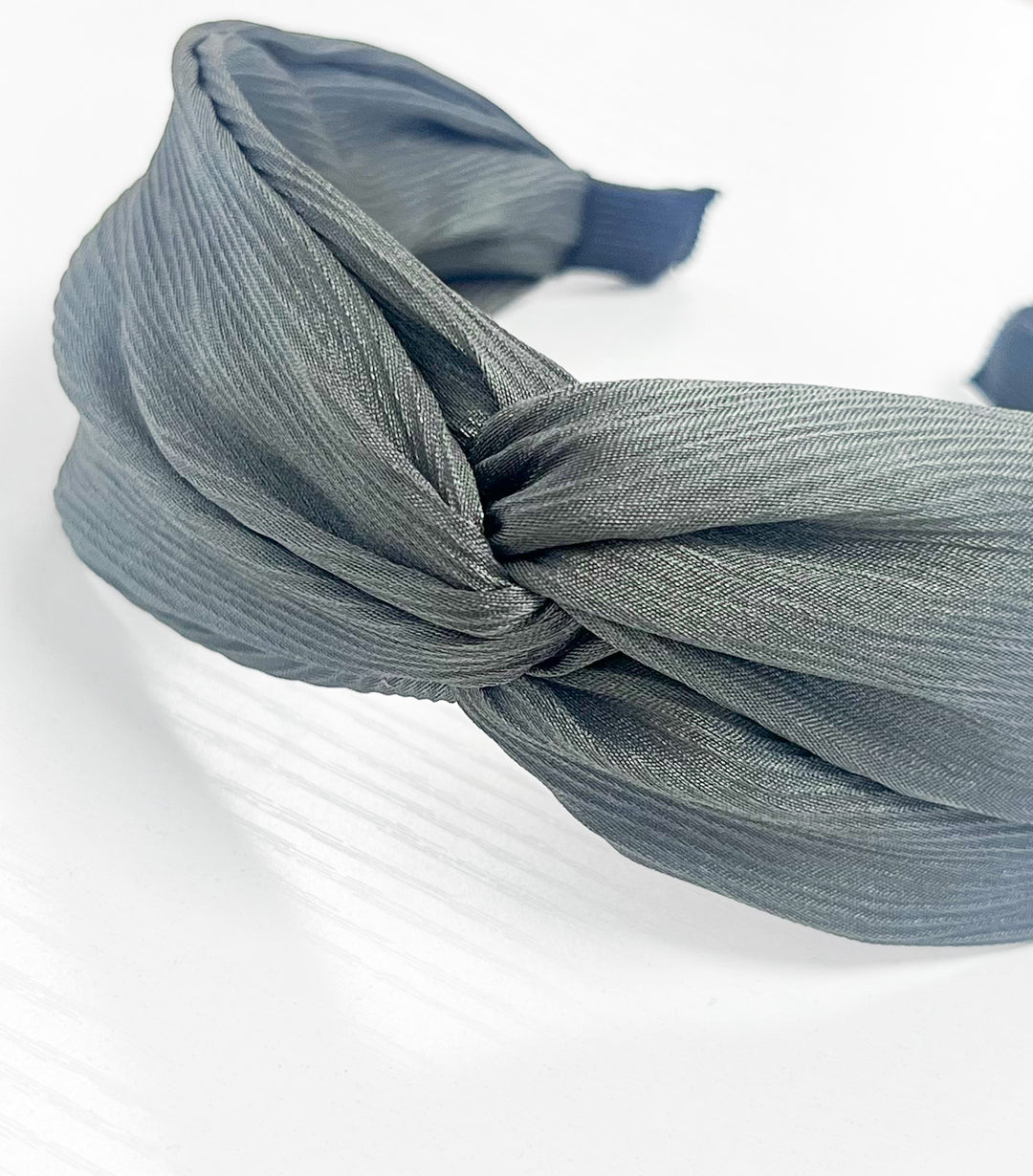 Ellie - Green Satin Headband