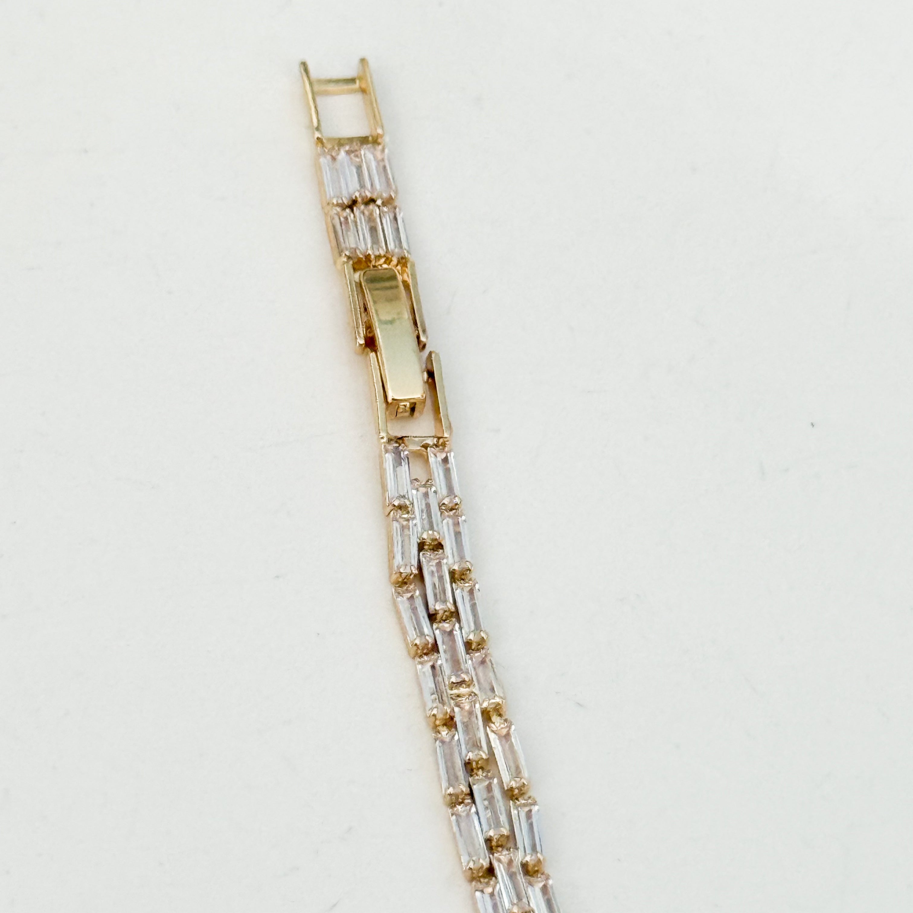 Luna - Gold Baguette Bracelet