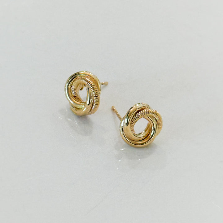 Alora - Twisted Knot Stud Earrings