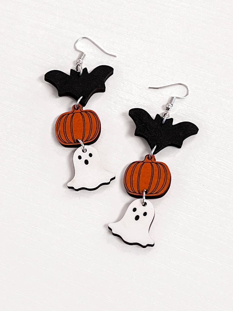 Tiered Halloween Earrings