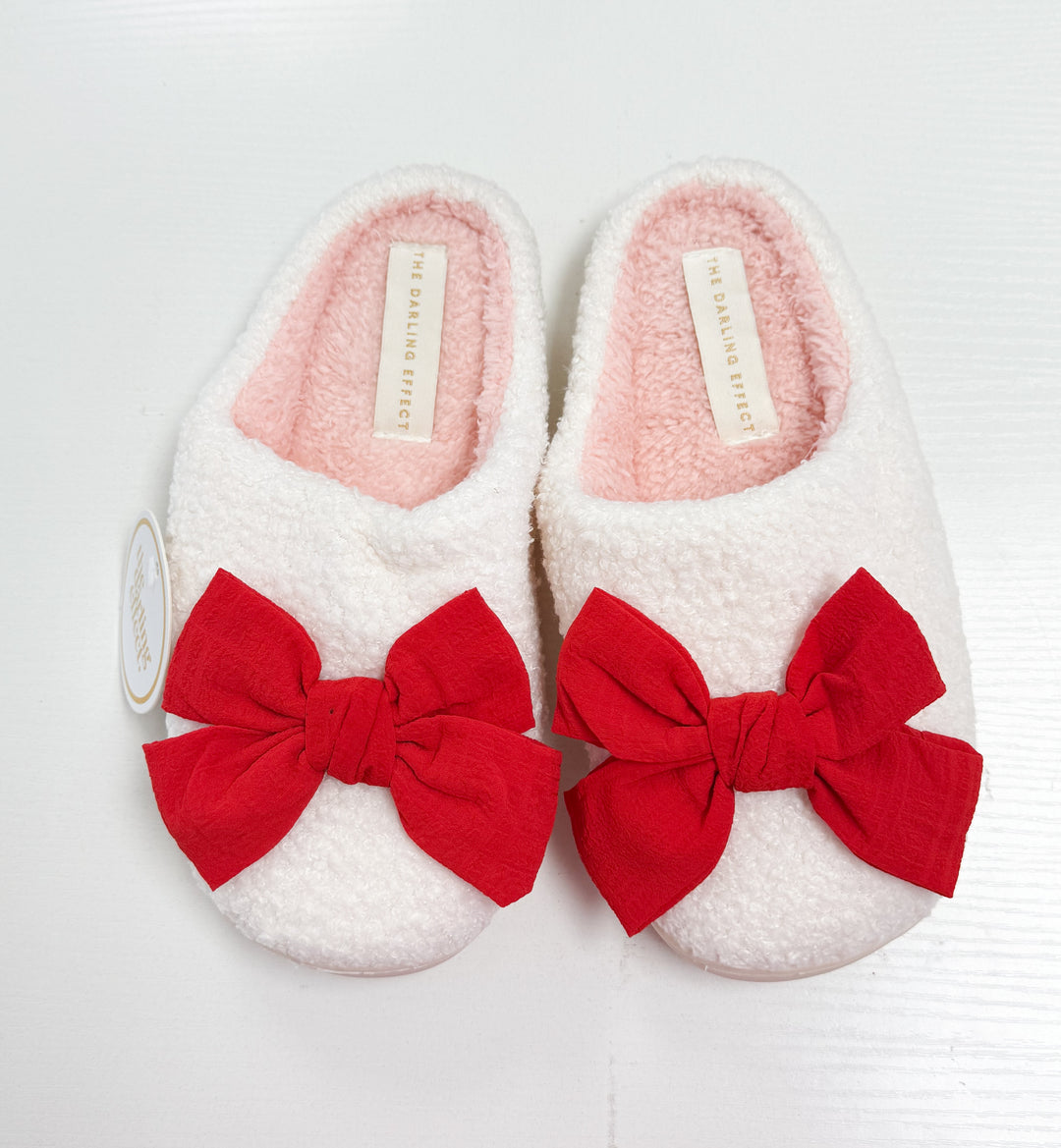 Black Friday Promo - Red Bow Slippers
