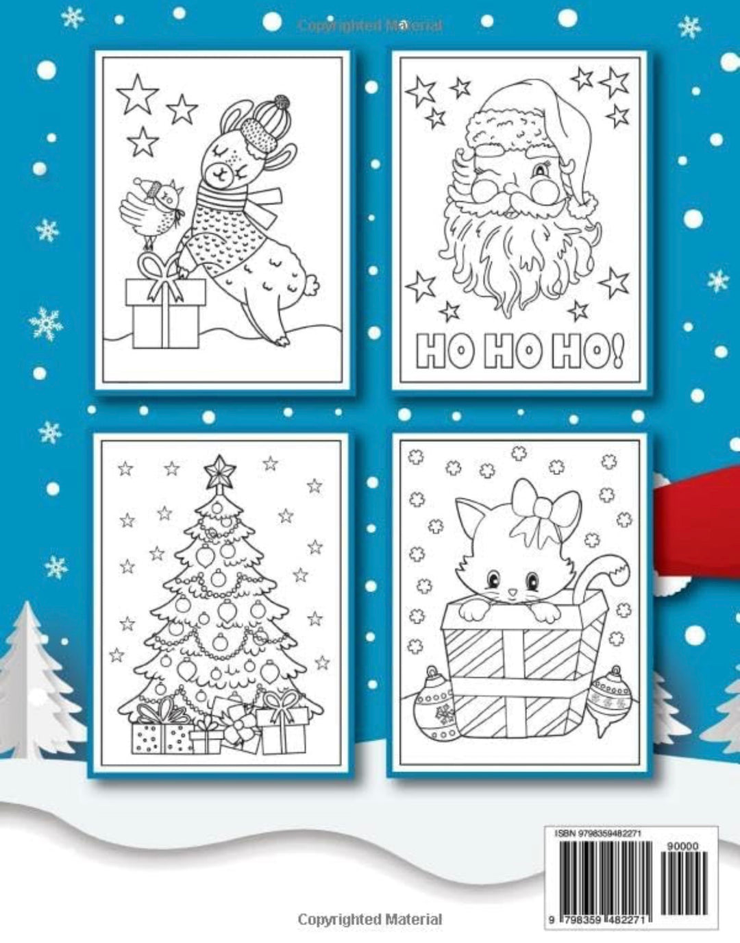 Christmas Coloring Book - For Ages 3-10