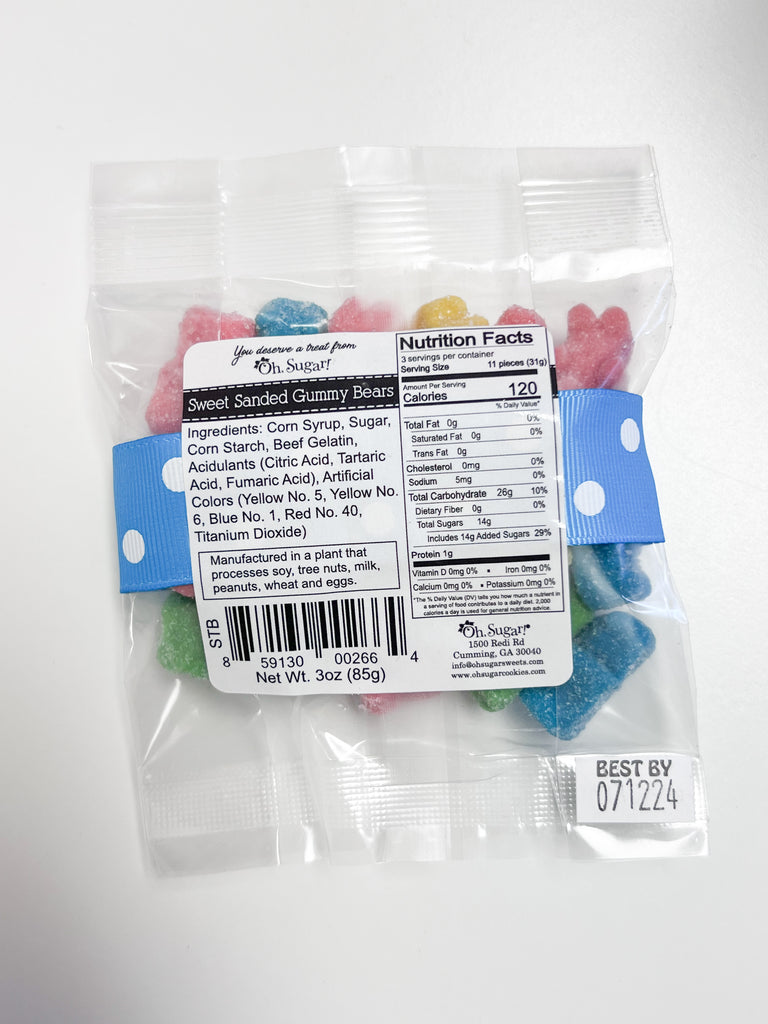 Oh, Sugar! - Sweet Sanded Gummy Bears