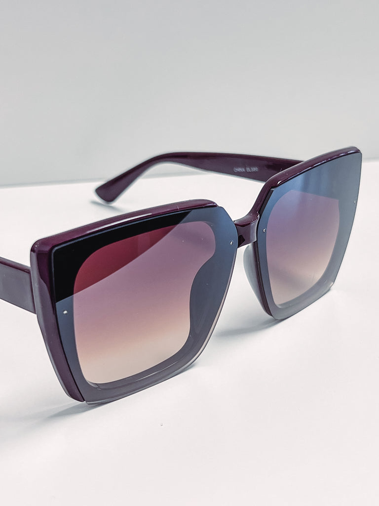 Sloane - Square Acrylic Frame Sunglasses