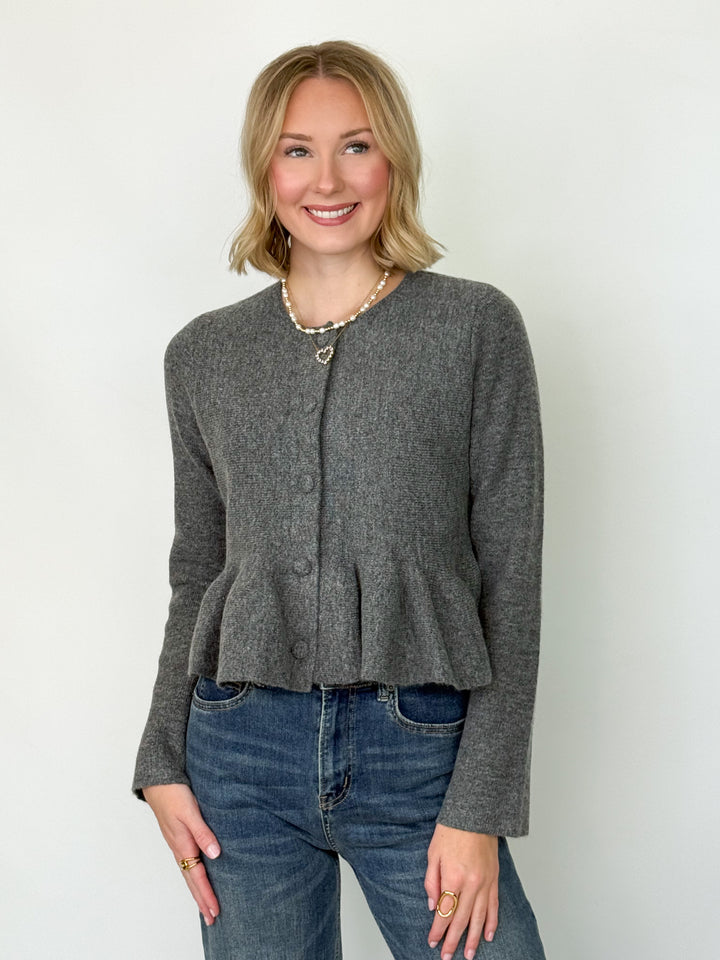 Caroline - Ruffle Hem Jacket